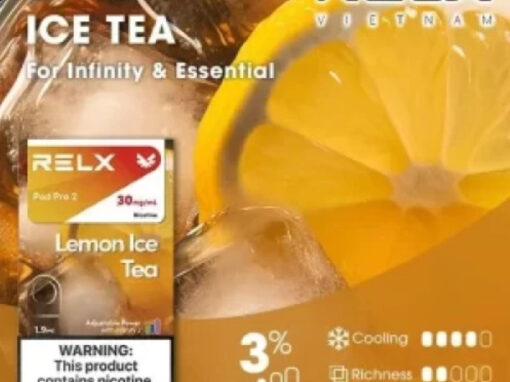 RELX電子煙彈│悅刻煙彈糖果六代Relx infinity -檸檬冰茶口味