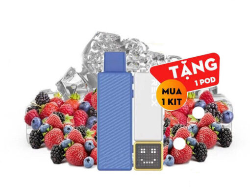 RELX積木電子煙18000puffs煙彈莓果口味智能顯示屏
