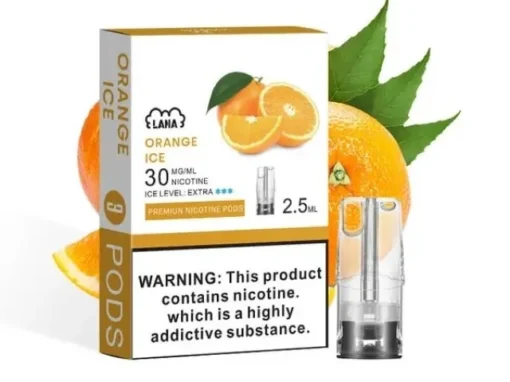 lana煙彈冰橙口味一代主機通用