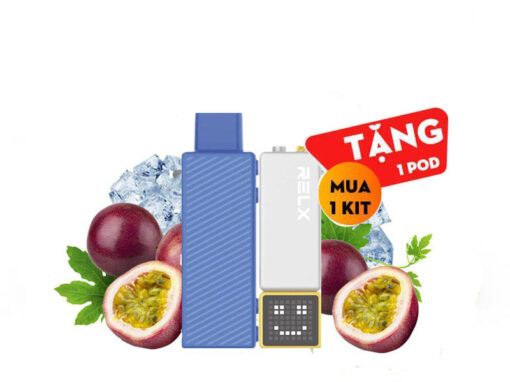 RELX積木電子煙18000puffs煙彈百香果口味智能顯示屏