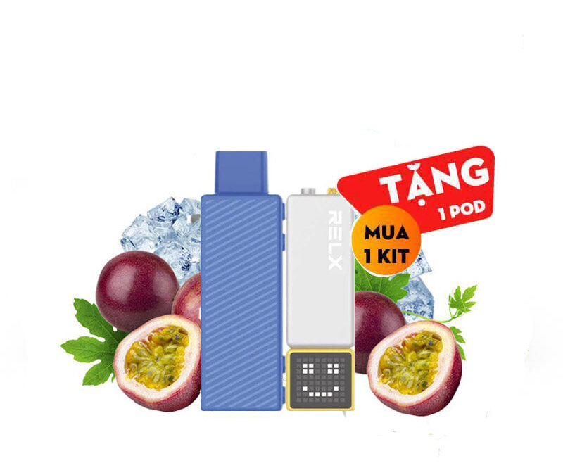 RELX積木電子煙18000puffs煙彈百香果口味智能顯示屏