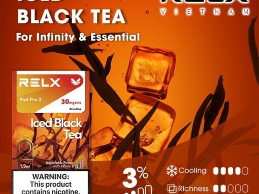 RELX電子煙彈-Relx infinity悅刻電子煙冰紅茶口味