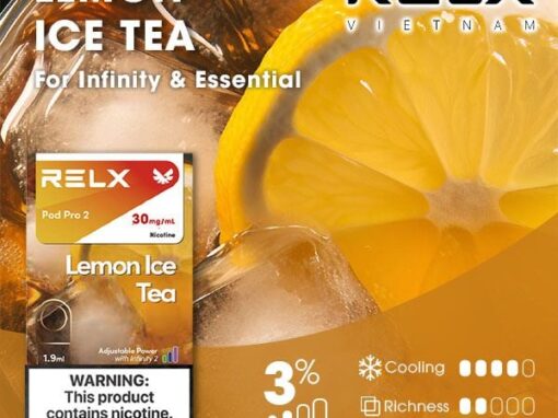 RELX電子煙彈-Relx infinity悅刻電子煙檸檬冰茶口味