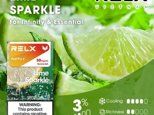 RELX電子煙彈│悅刻煙彈糖果六代Relx infinity -青檸氣泡口味