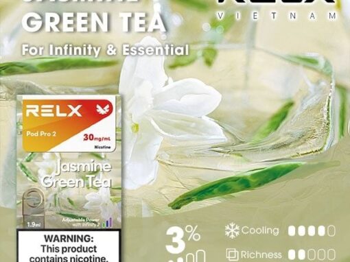 RELX電子煙彈-Relx infinity悅刻電子煙茉莉綠茶口味