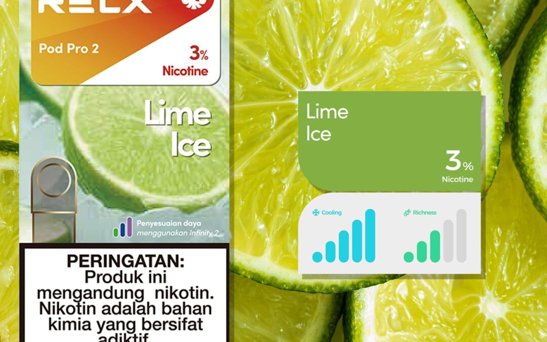 RELX電子煙彈-Relx infinity悅刻電子煙青檸冰爽口味