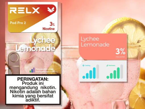 RELX電子煙彈-Relx infinity悅刻電子煙荔枝檸檬水口味