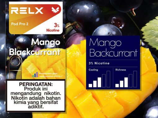 RELX電子煙彈-Relx infinity悅刻電子煙芒果黑加侖口味