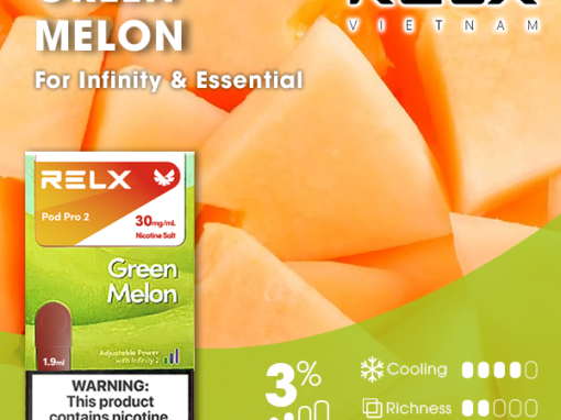 RELX電子煙彈-Relx infinity悅刻電子煙綠寶石甜瓜口味