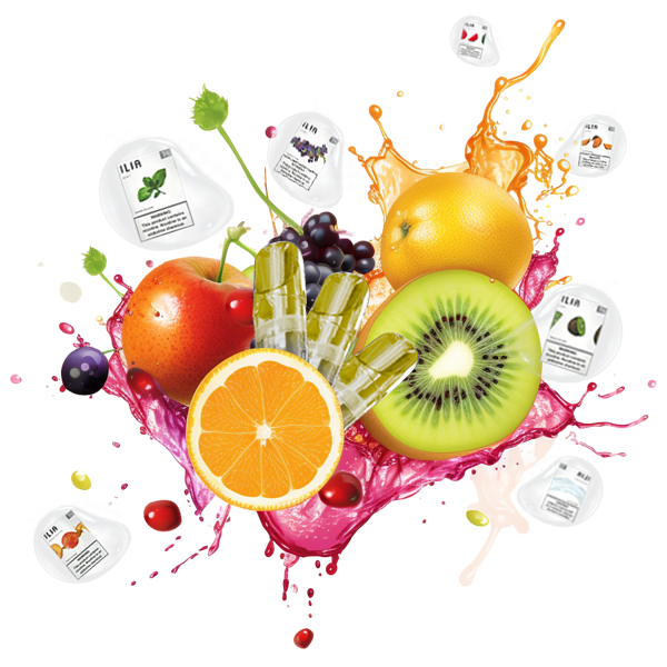 ilia煙彈五代拋棄式電子煙荔枝口味-電子菸菸彈一盒三入