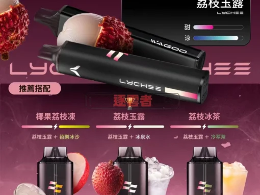 kis5 6500口一次性電子煙荔枝玉露口味-WAGOO大容量